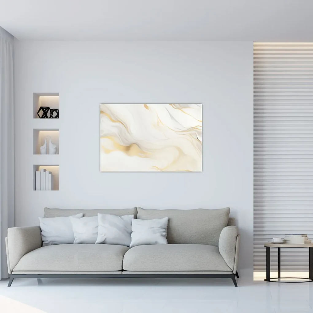 Obraz - Abstrakcia s dekorom (90x60 cm)
