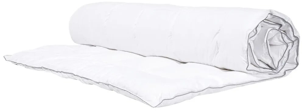 Prikrývka 220x155 cm Rijeka (biela). Vlastná spoľahlivá doprava až k Vám domov. 1010248