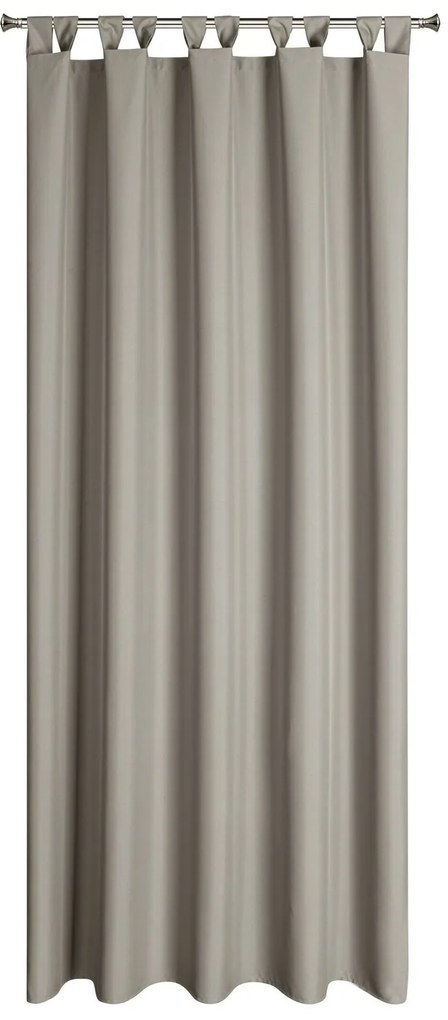 ZÁHRADNÝ VODEODOLNÝ ZÁVES NA PÚTKACH GARDEN 155X260 CM TMAVOBÉŽOVÁ