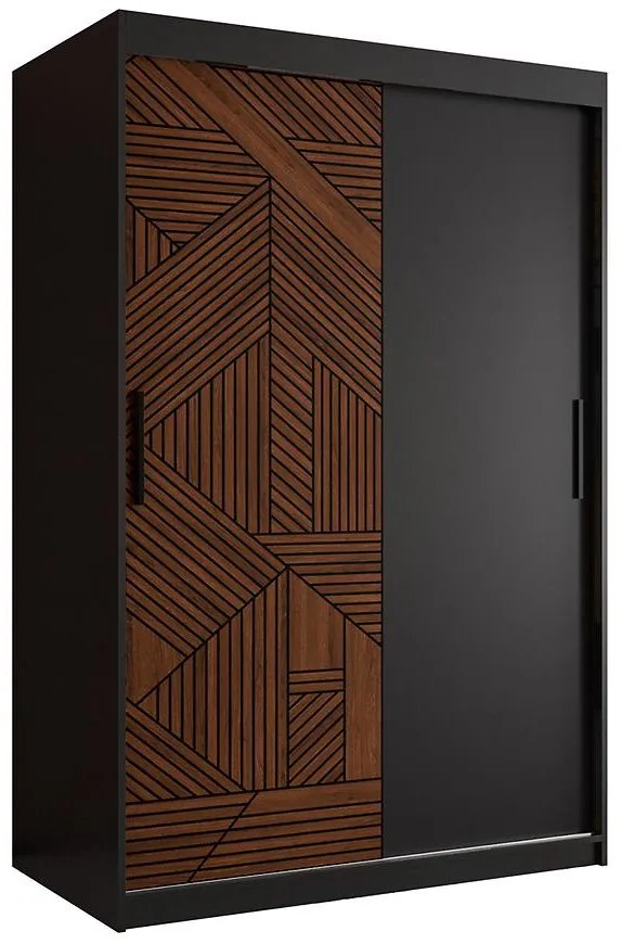 Skriňa Malakka 120 čierna