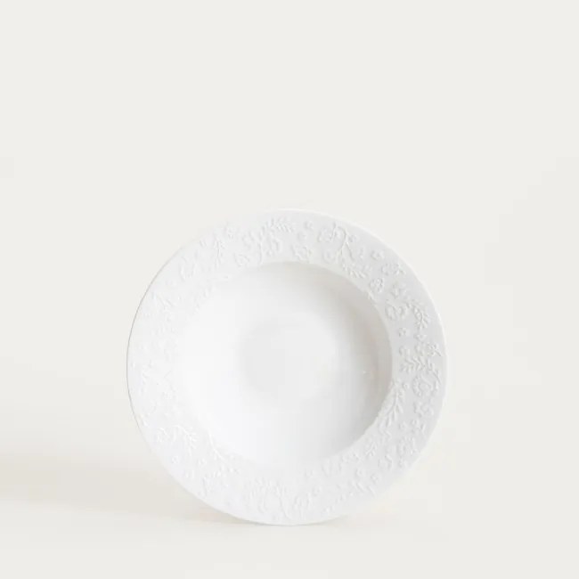 Hlboký tanier BENO biely 772498