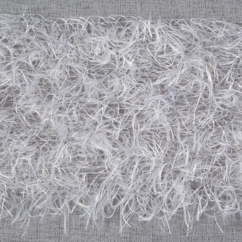 ZÁCLONA NA KRÚŽKOCH MARGARET 140X250 CM STRIEBORNÁ