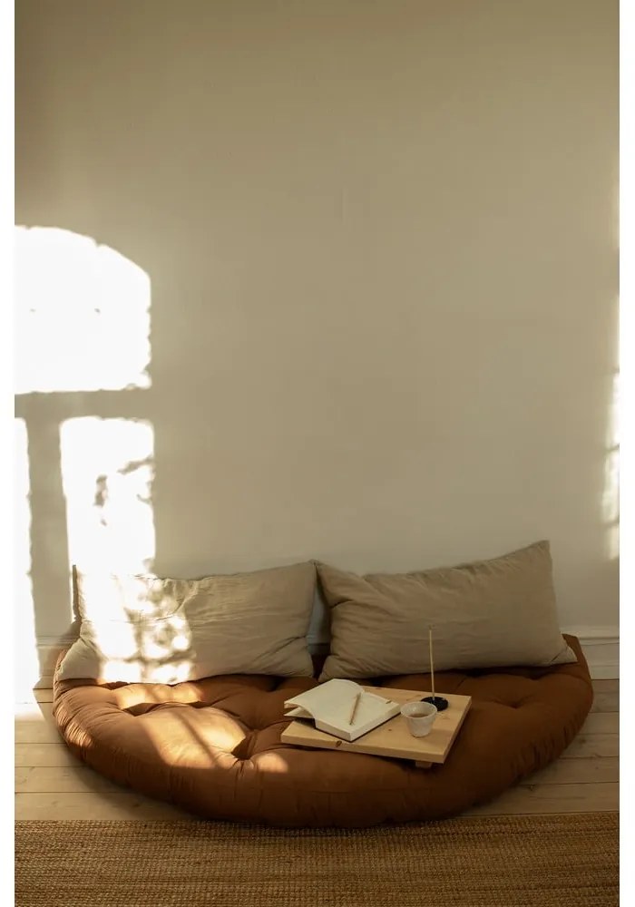 Rozkladacie kreslo s ľanovým poťahom Karup Design Nido Linen