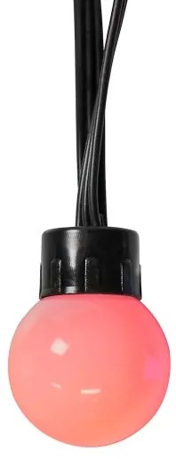 Nedis WIFILP02C48 - LED RGB Dekoračná reťaz 48xLED 13,8m IP65 Wi-Fi Tuya