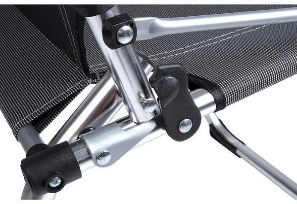 Skladacia kempingová stolička sivá