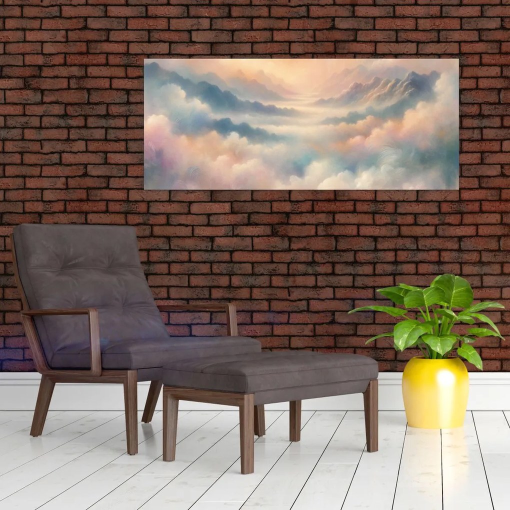 Obraz - Oblaky (120x50 cm)