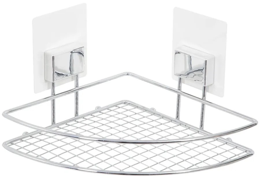 Nástenná rohová samodržiaca polička Compactor Bestlock Magic Bath Rack