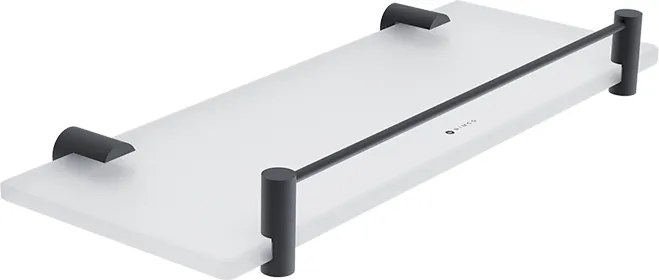 Nimco Polica s ohrádkou, 30 cm BORMO čierna - BRC 11091BX-30-90