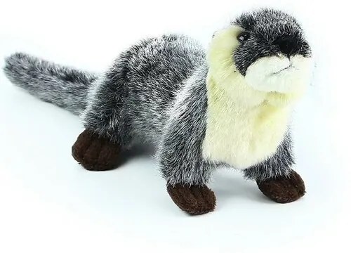 RAPPA Plyšová vydra, 18 cm, ECO-FRIENDLY