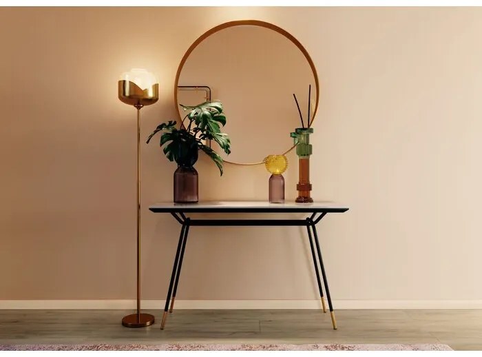 InternetovaZahrada - Kare Design Stojaca lampa Golden Goblet Ball - zlatá