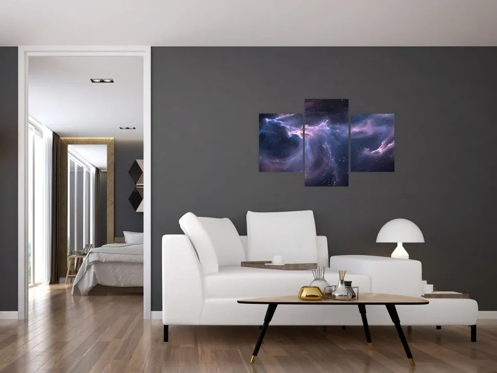 Obraz - Vesmírna hmlovina (90x60 cm)