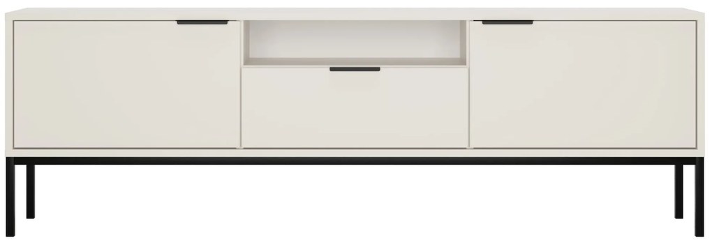 Televízny stolík Austin 175 cm biely/čierny
