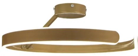 LED Stmievateľný prisadený luster LED/72W/230V 3000-6500K zlatá + diaľkové ovládanie