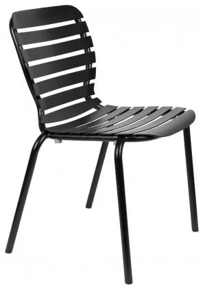 Zahradní kovová jídelní židle VONDEL ZUIVER, černá, bez područek Zuiver 1700001