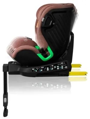 Lionelo - Otočná autosedačka so základňou HARMONY i-Size 40-150 cm tehlová