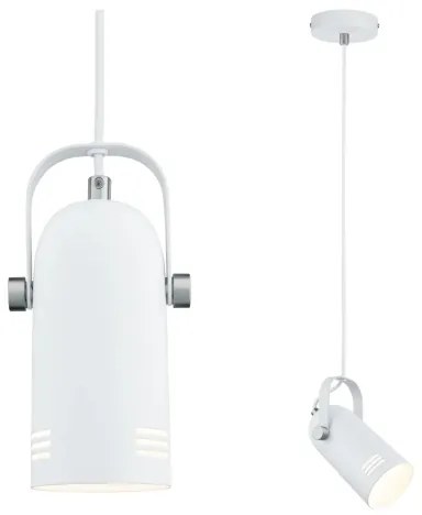Paulmann 79767 - LED RGBW 1xE27/12W Závesný luster na lanku LAVEA 230V biela