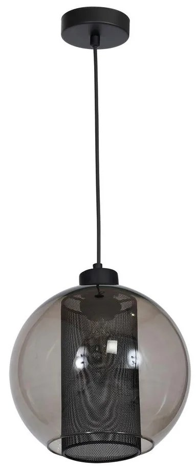 Luster FUNA 1xE27/60W/230V čierna