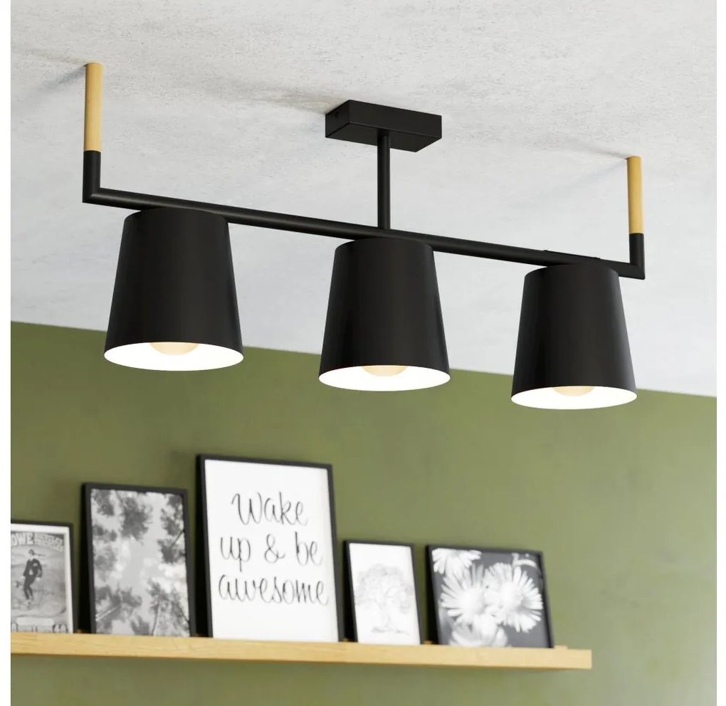 Eglo 43611 - Luster na tyči LACEY 3xE27/40W/230V