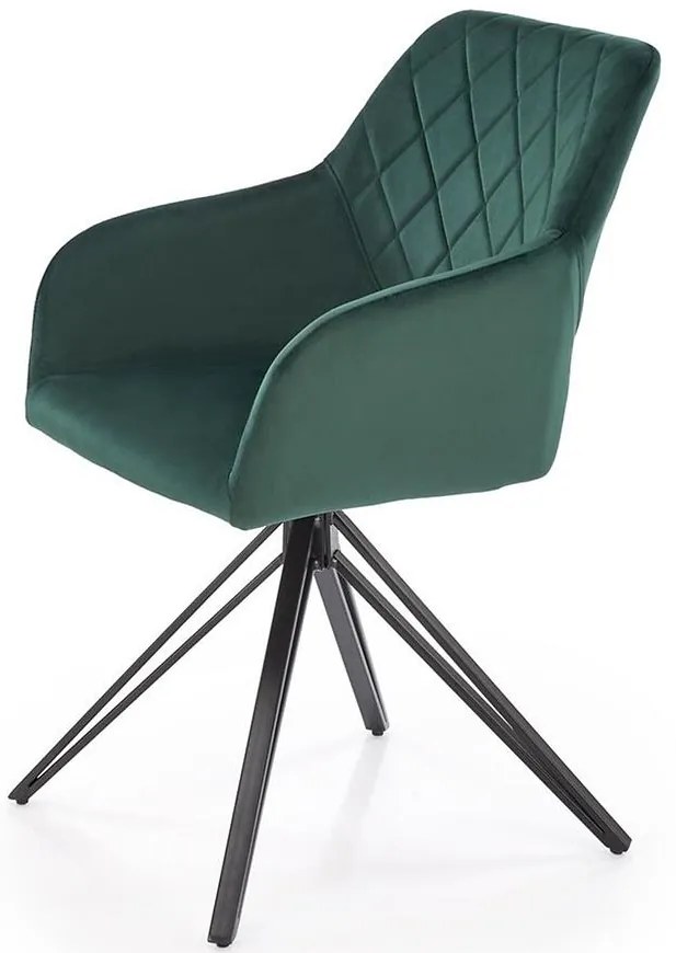 Stolička K535 tmavý zelená