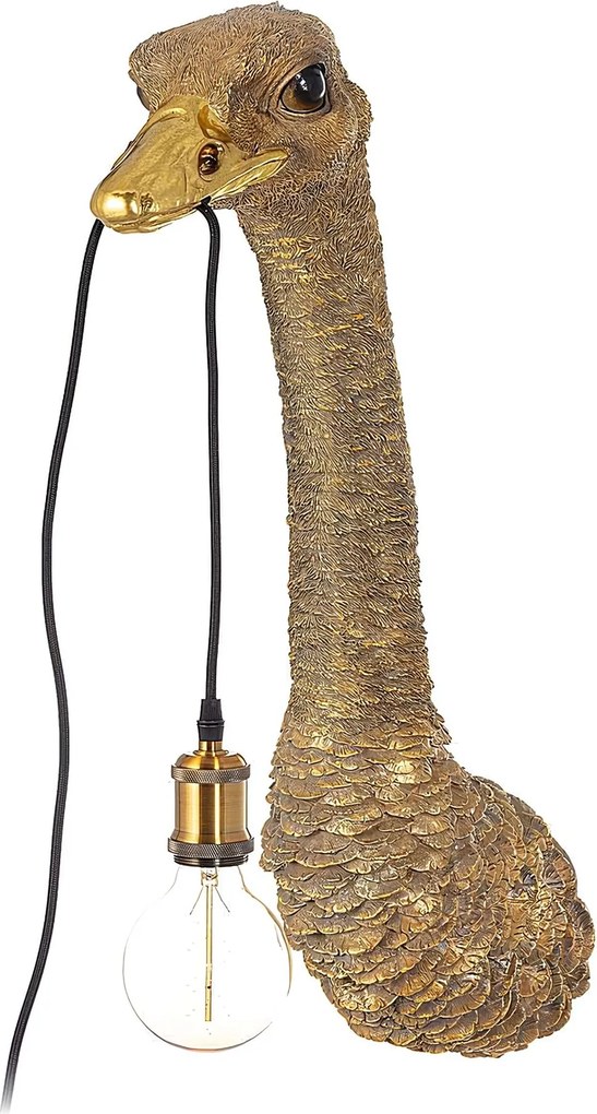 Nástenné svietidlo Gold Ostrich 72cm