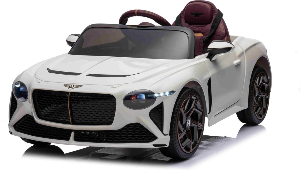 Bentley Bacalar auto na batérie pre deti, biele + diaľkové ovládanie