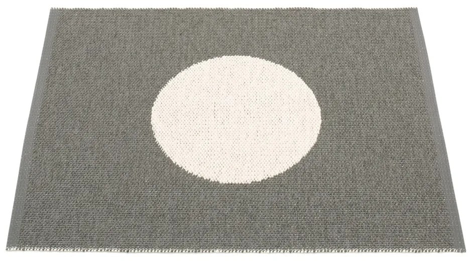 Tmavosivý vnútorný a vonkajší koberec 70x90 cm Vera Charcoal – Pappelina