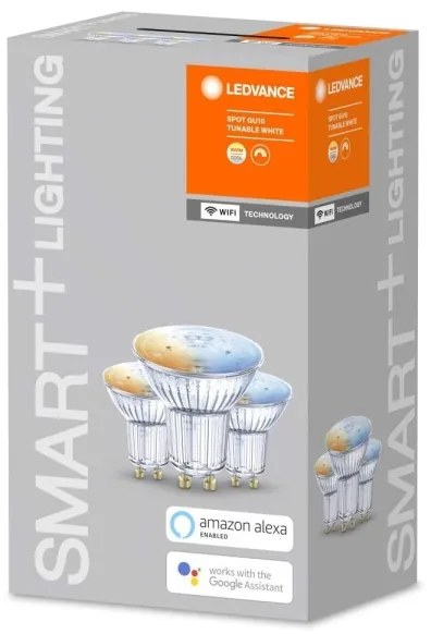 SADA 3x LED Stmievateľná žiarovka SMART+ GU10/5W/230V 2700K-6500K - Ledvance