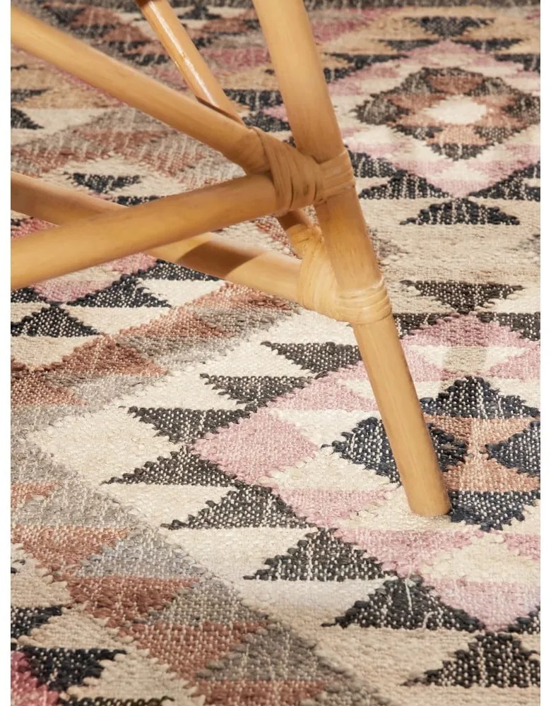 Sivý ručne tkaný jutový koberec 80x150 cm Roya Parsa – Elle Decoration