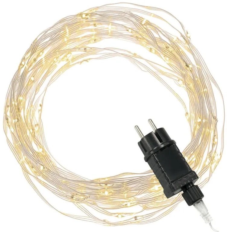 Nexos 92017 Svetelný LED drôtik - 100 LED diód, 10 m, teple biela