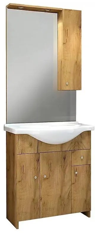 Kúpeľňový set Bratysława D65 DSM  L1522 dub zlatý