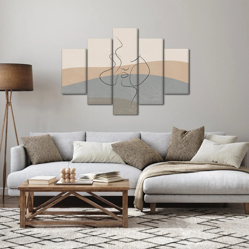 Obraz - Line art bozk (150x105 cm)
