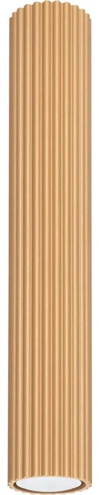 Sollux SL.1552 - Bodové svietidlo KARBON 1xGU10/10W/230V 40 cm zlatá