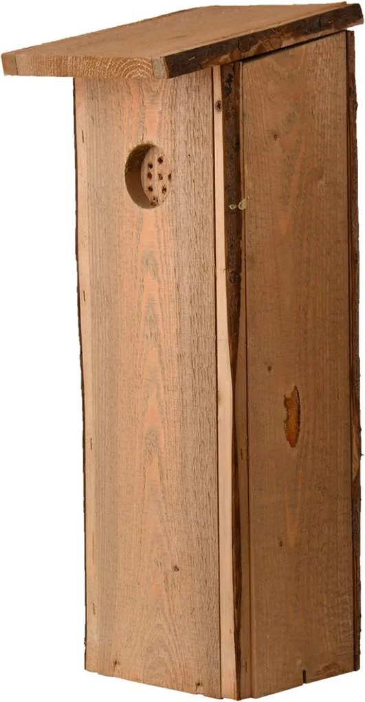 Búdka pre ďatľa Smart, 53,5x18x22 cm, drevo, hnedá