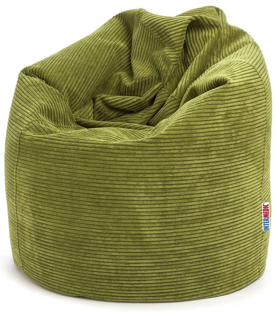 Mega Sako – veľký sedací vak z manšestru, 135 cm výška, 340 l výplň, prispôsobivý tvar, na relax aj prácu, dostupný vo farbách Farba: SZ93 - oranžový