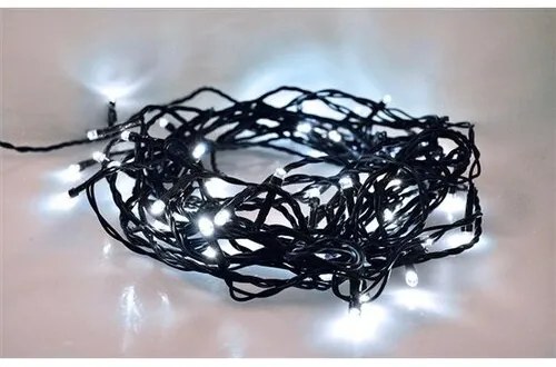 Solight Vianočná reťaz 200 LED studená biela, 20 m, M