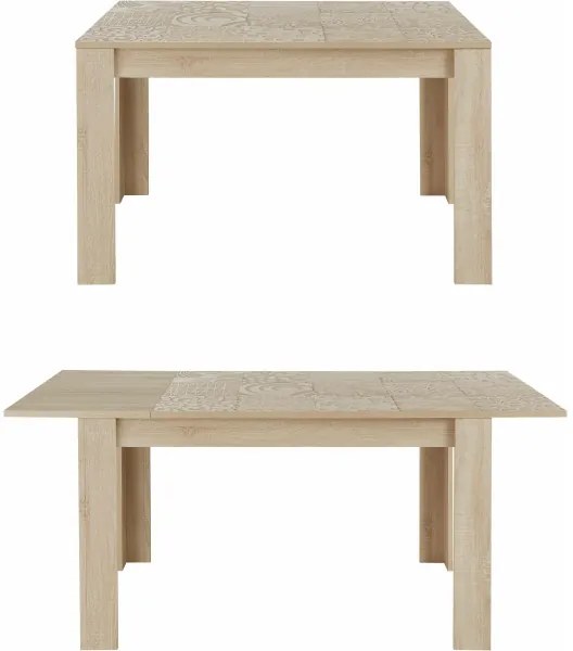 Rozkladací jedálenský stôl ARIA dub sonoma