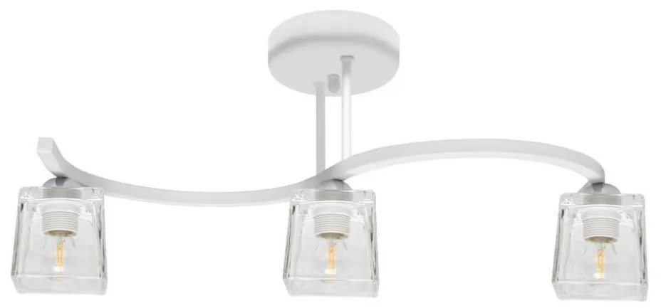 Prisadený luster SANTOS 3xE27/15W/230V biela