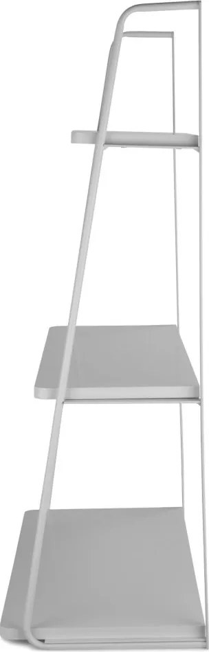 Nástenná 3 poschodová polica šedá