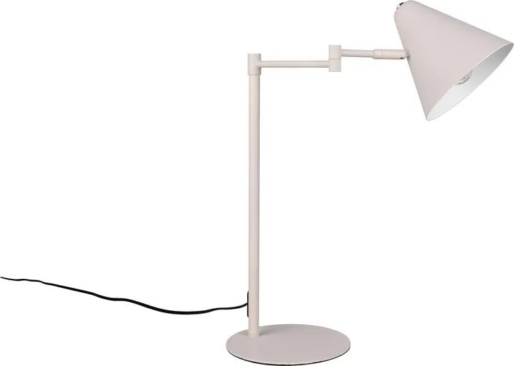 Slonovinová stolová lampa s ohýbateľnou konštrukciou (výška 50,5 cm) Cosima – Trio