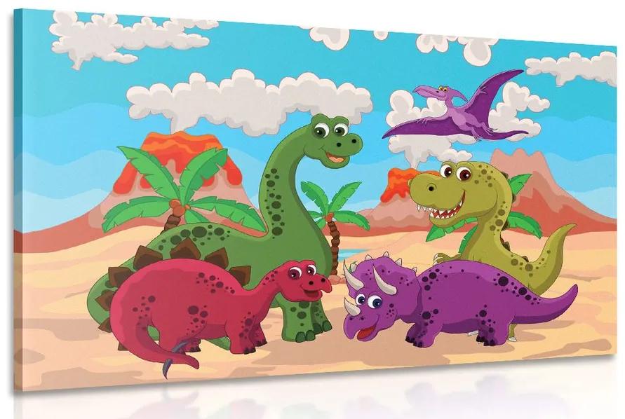 Obraz svet dinosaurov