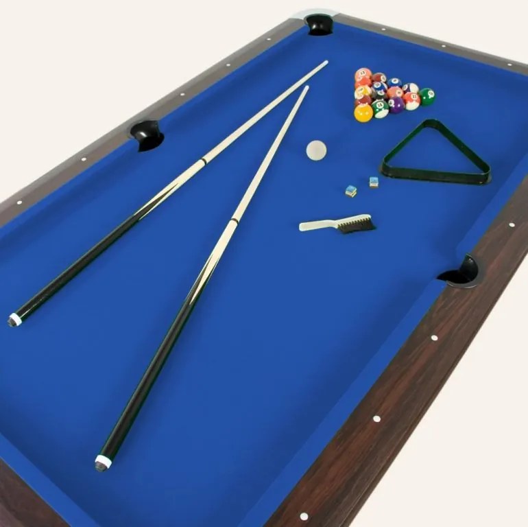 GamesPlanet® 1385 Biliardový stôl pool biliard s vybavením, 8 ft