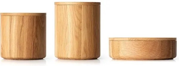 Continenta C4172 - Drevená dóza 13x16 cm dub