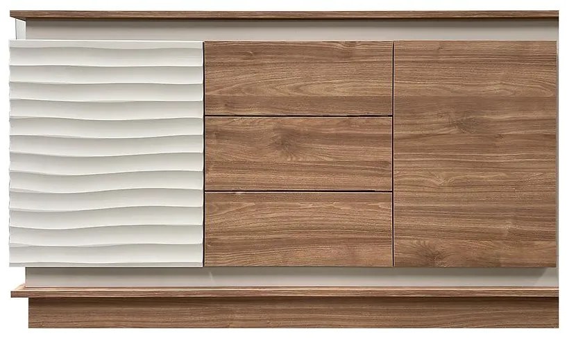 Komoda K5 145 Svetlý Orech /Kašmír