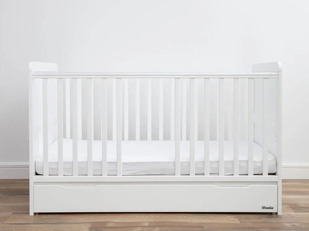 WO Detská postieľka 2v1 Classic Cot Bed 140x70 Variant úložný box: Bez úložného boxu