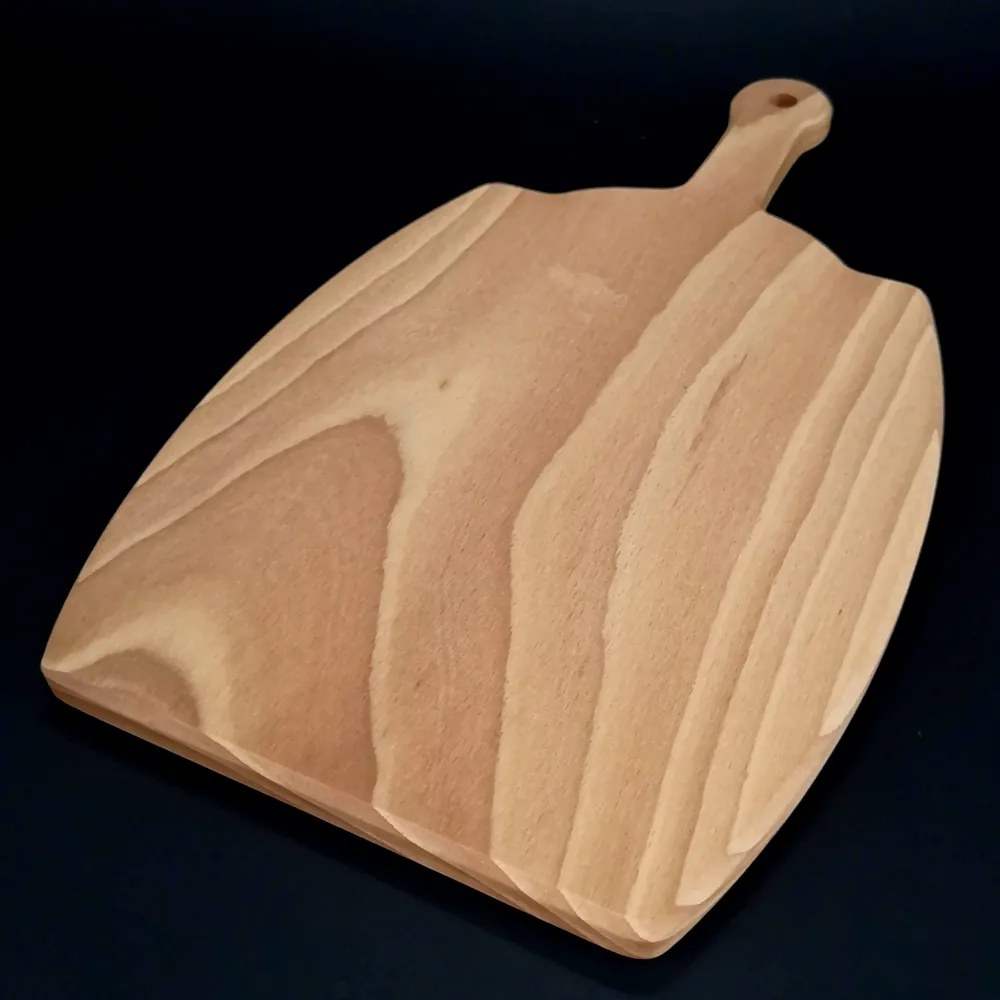 AMADEA Drevená doštička v tvare suda, masívne drevo, 36x21x1,5 cm
