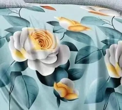 Obliečky GERAN YELLOW ROSES 7-dielna sada 140x200 cm