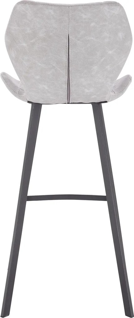 2 x Barová židle Hawaj CL-865-5 světle šedá