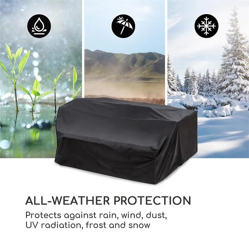 Blumfeldt Theia Raincover, ochranný kryt, 100 % polyester, ochrana v každom počasí, čierny