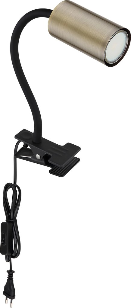 XXXLutz LAMPA SO ŠTIPCOM, GU10, 10/5.5/41.5 cm Globo - Online Only bytové doplnky - 004558455309