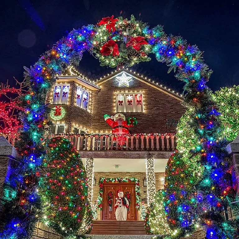 Vianočné svetielka vonkajšie FLASH multicolor 200 LED